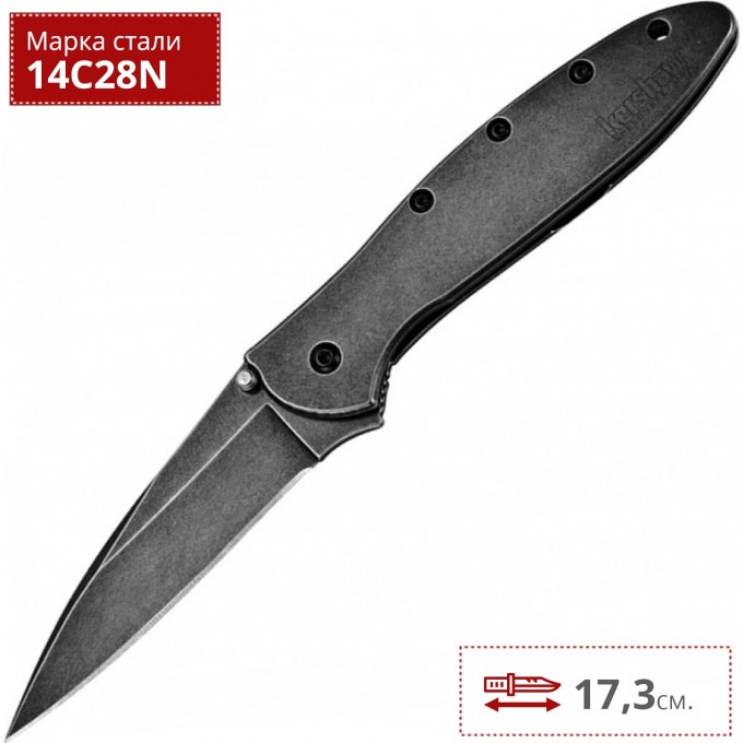 Нож KERSHAW 1660BLKW LEEK K1660BLKW